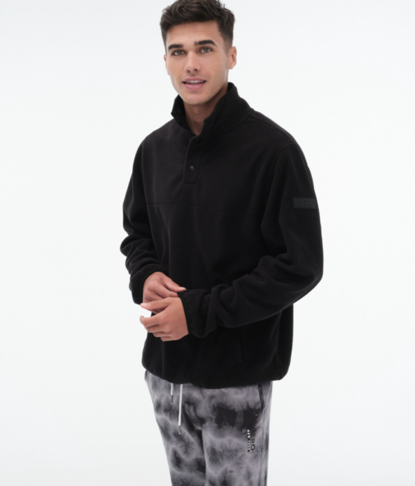 Receive up to 70% off at AEROPOSTALE - Alpine Fleece Mock-Neck Pullover Jacket